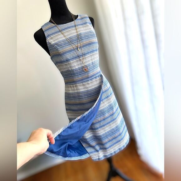 Laundry by Shelli Segal Twill Cotton Blend Dress size 6 - Picture 8 of 15